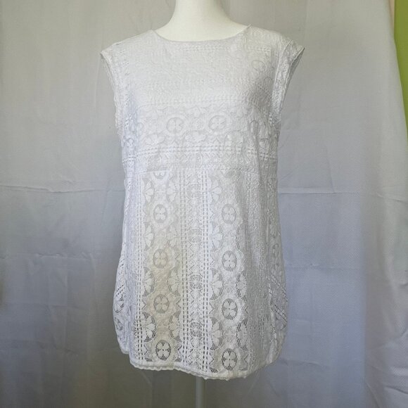Juicy Couture White Lace Top - Picture 7 of 16
